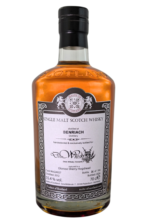 Benriach - MoS24027 - DeinWhisky.de - 12y - Oloroso Sherry Hogshead