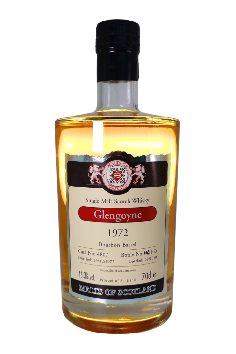 Glengoyne 1972 - Cask 4807 - Bourbon Barrel - Rarität