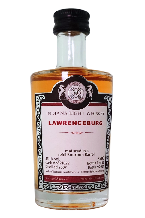 Lawrenceburg - MoS21022 - 14y - refill Bourbon Barrel - MINI