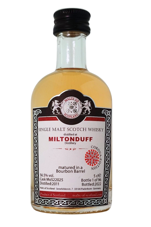 Miltonduff - MoS22025 - 11y - Bourbon Barrel - MINI