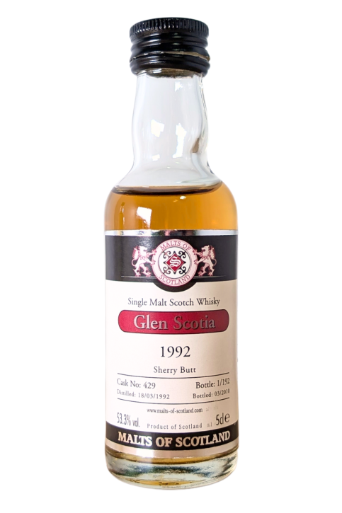 Glen Scotia - Cask 429 - 18y - Mini