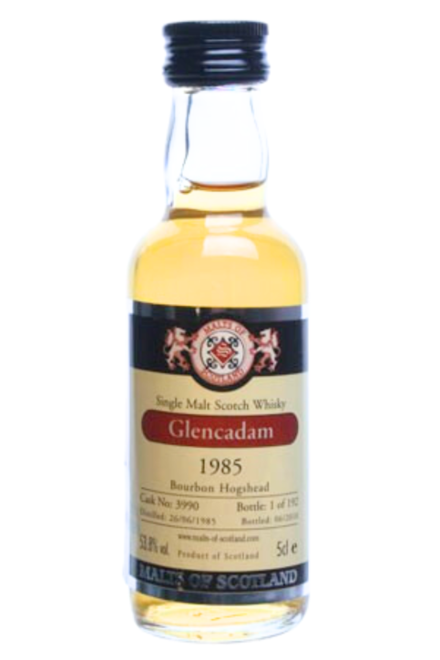 Glencadam 1985 - Cask 3990 - 25y - Mini